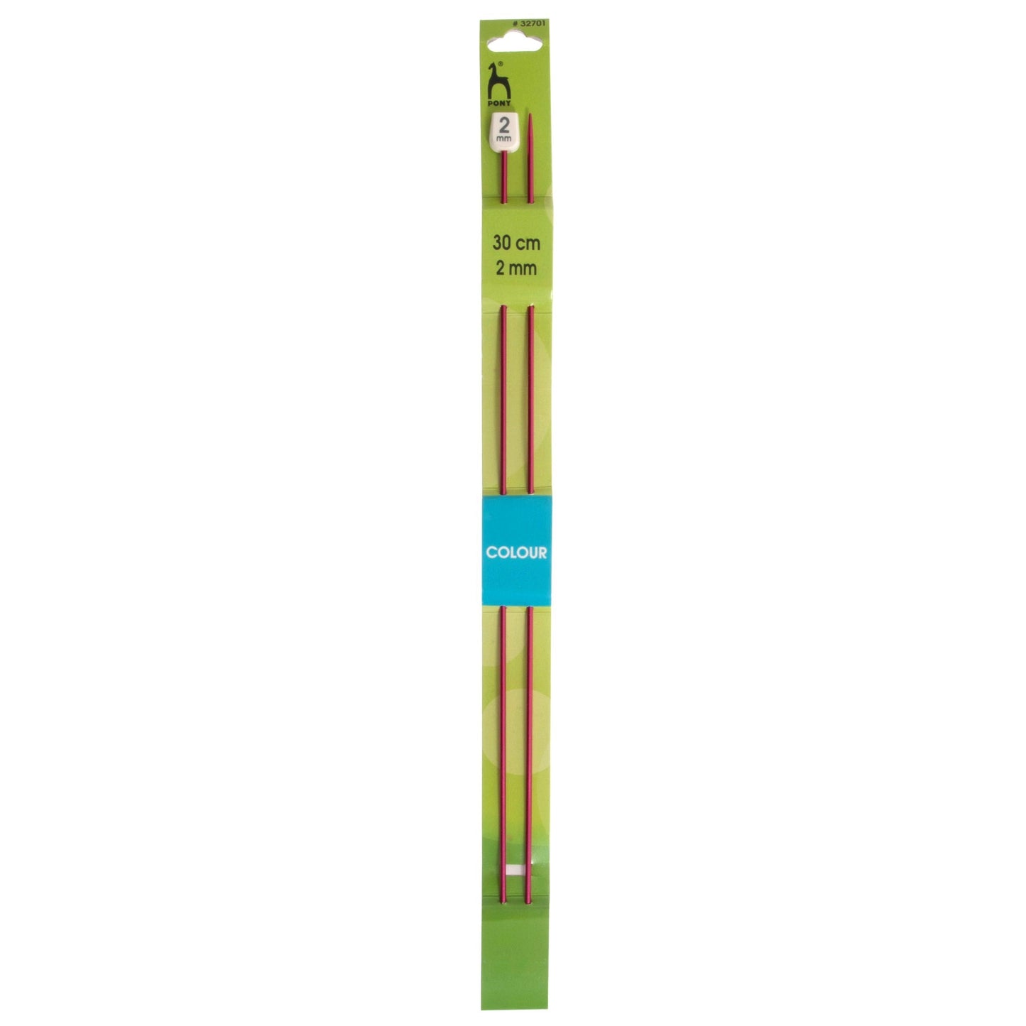 Pony Classic Coloured Knitting Needles 2.00mm