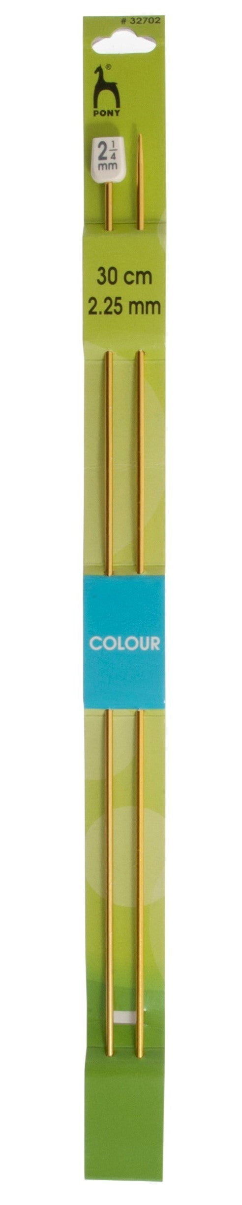 Pony Classic Coloured Knitting Needles 2.25mm