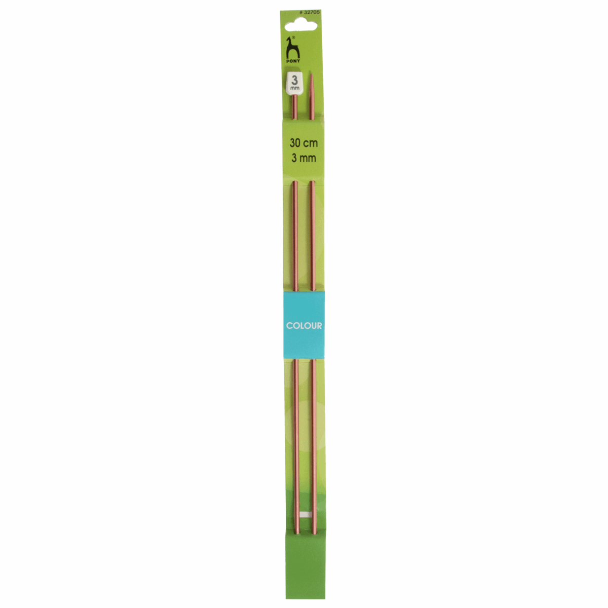 Pony Classic Coloured Knitting Needles 3mm