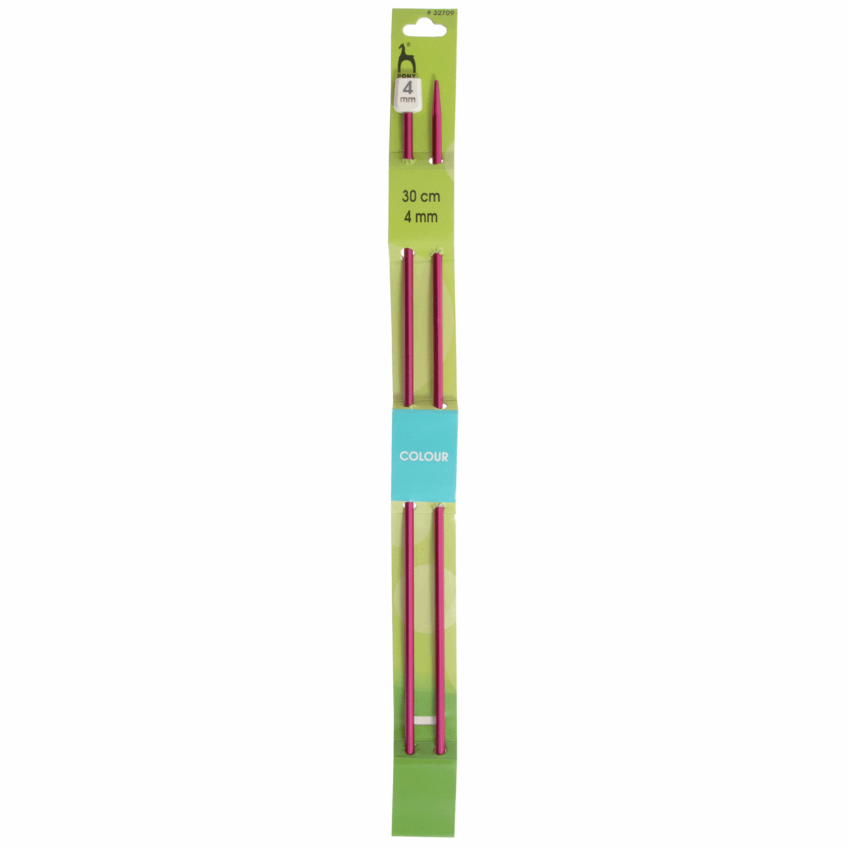 Pony Classic Coloured Knitting Needles 4mm