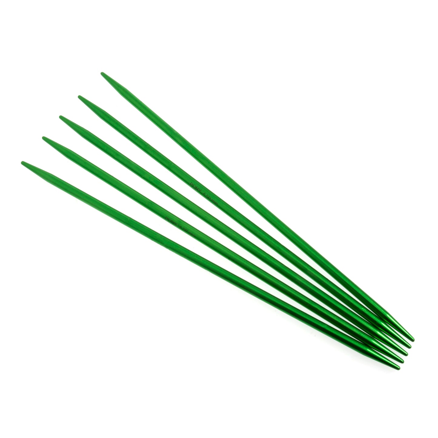 Pony Double-Point Coloured Knitting Needles-Set Of Five 4.50mm