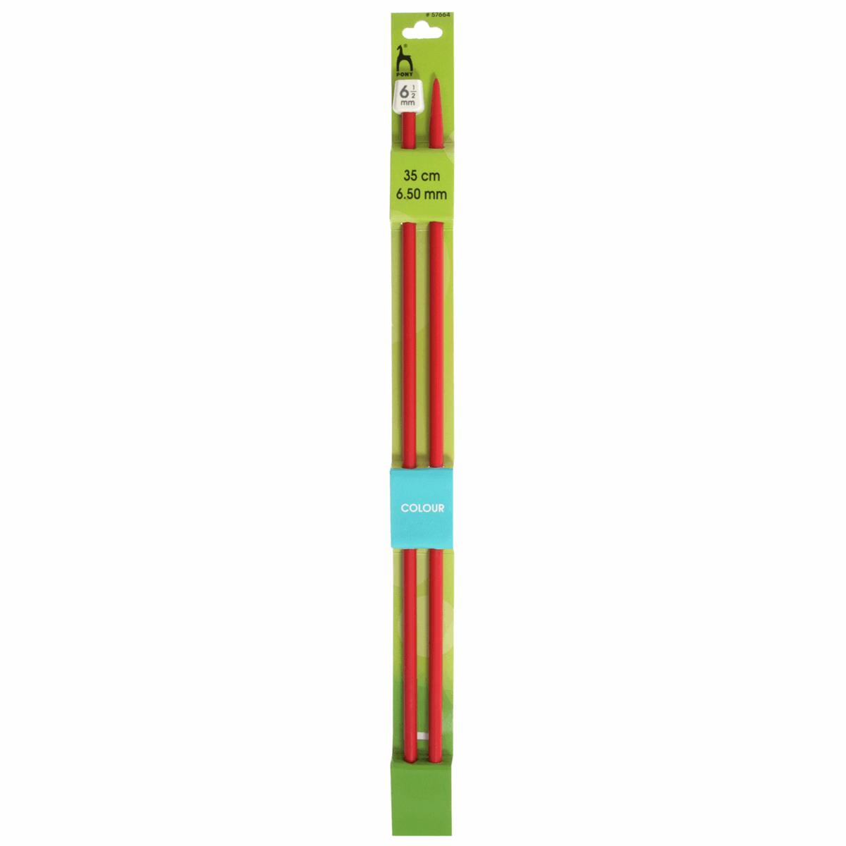 Pony Classic Coloured Knitting Needles 6.5mm