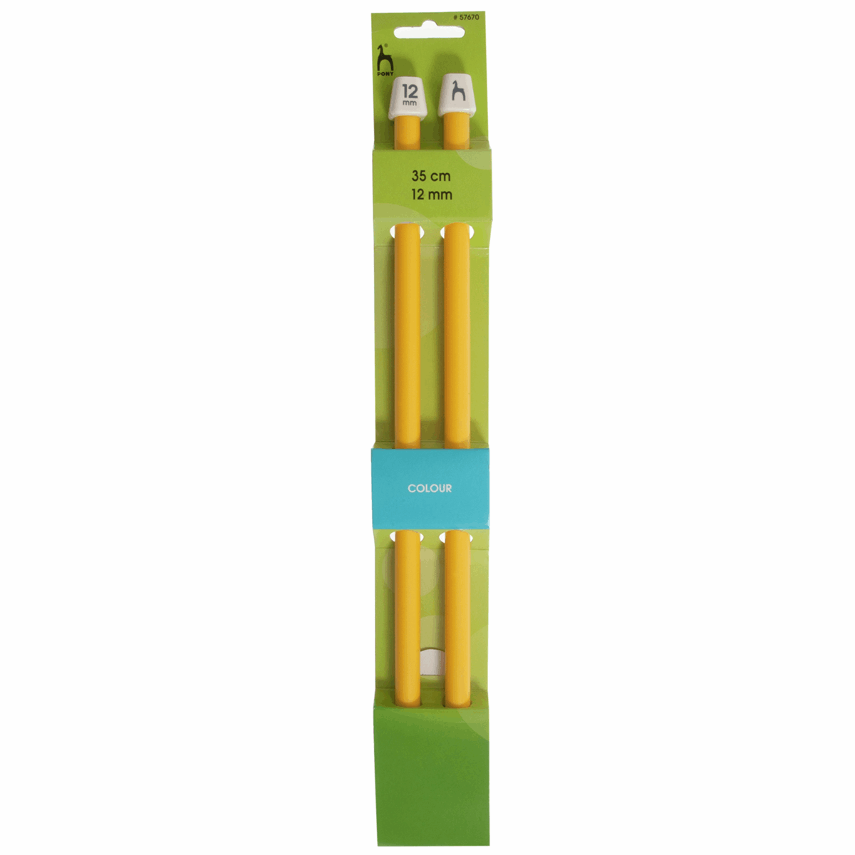 Pony Classic Coloured Knitting Needles 12mm