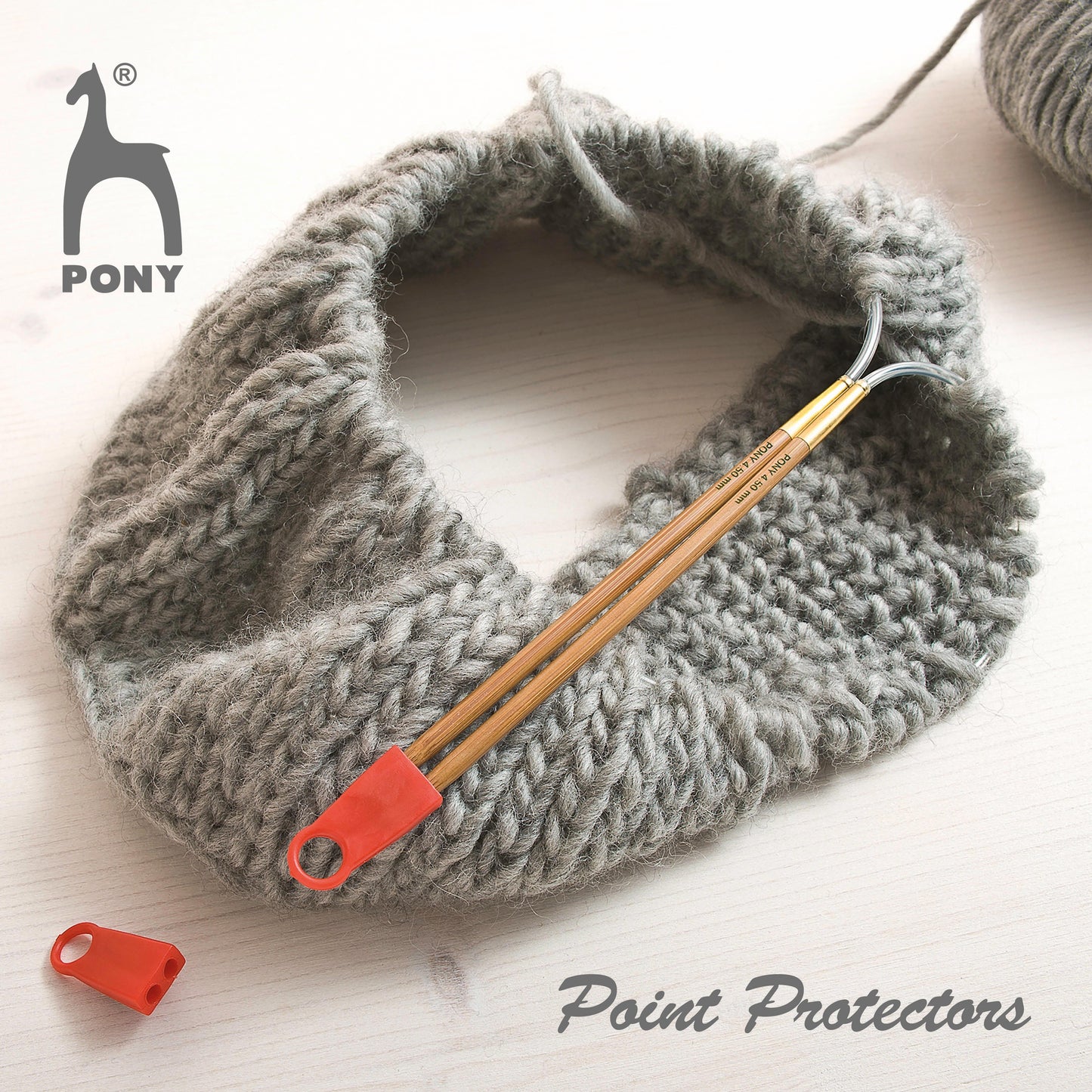 Knitting Needle Point Protectors 2.50-5mm