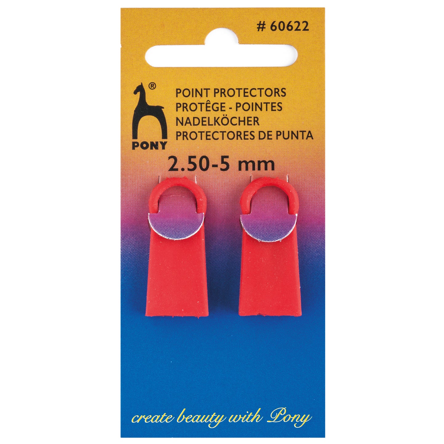 Knitting Needle Point Protectors 2.50-5mm