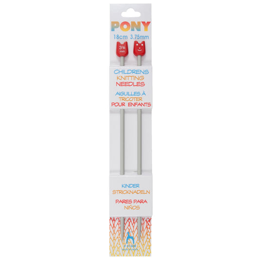 Pony  Single-Ended: Aluminium: Children's Knitting Needles 3.75mm