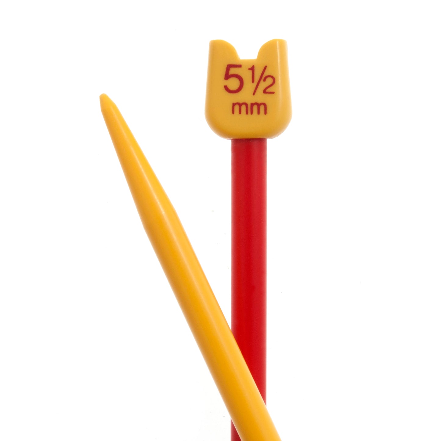 Pony Single-Ended: Plastic Children's Knitting Needles 5.50mm