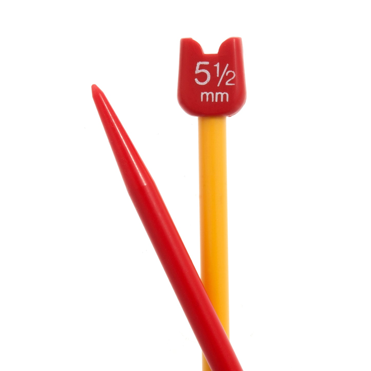 Pony Single-Ended: Plastic Children's Knitting Needles 5.50mm