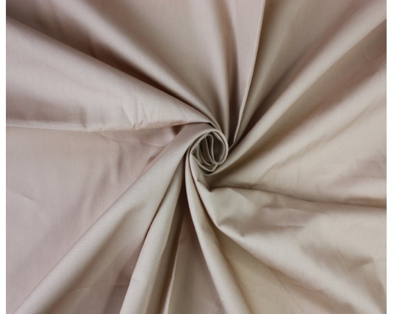 100% Cotton Poplin in Beige