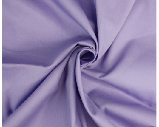 100% Cotton Poplin in Lilac