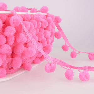 Pom pom Trim - Pink – TheHandmadeElephant