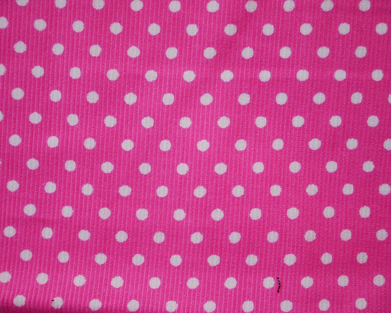 Needlecord in Polka dot - Pink