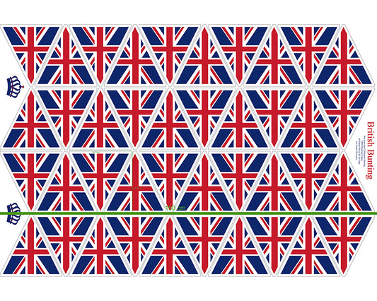 100% Cotton Union Jack Bunting