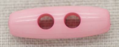 Toggles 2 hole Italian plastic toggle 30mm - Pink