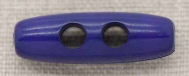 Toggles 2 hole Italian plastic toggle 30mm - Purple