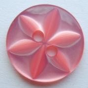 Star Buttons - Pink 11mm