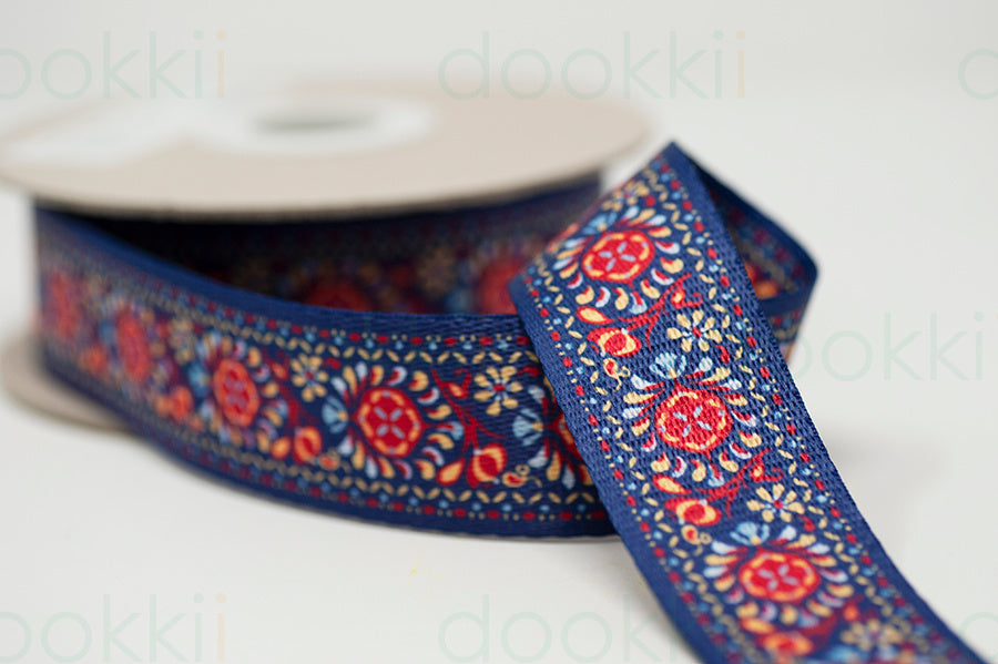 Webbing - Heavy Duty 38mm - Floral design