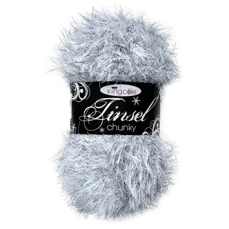 King Cole Tinsel Chunky - Silver