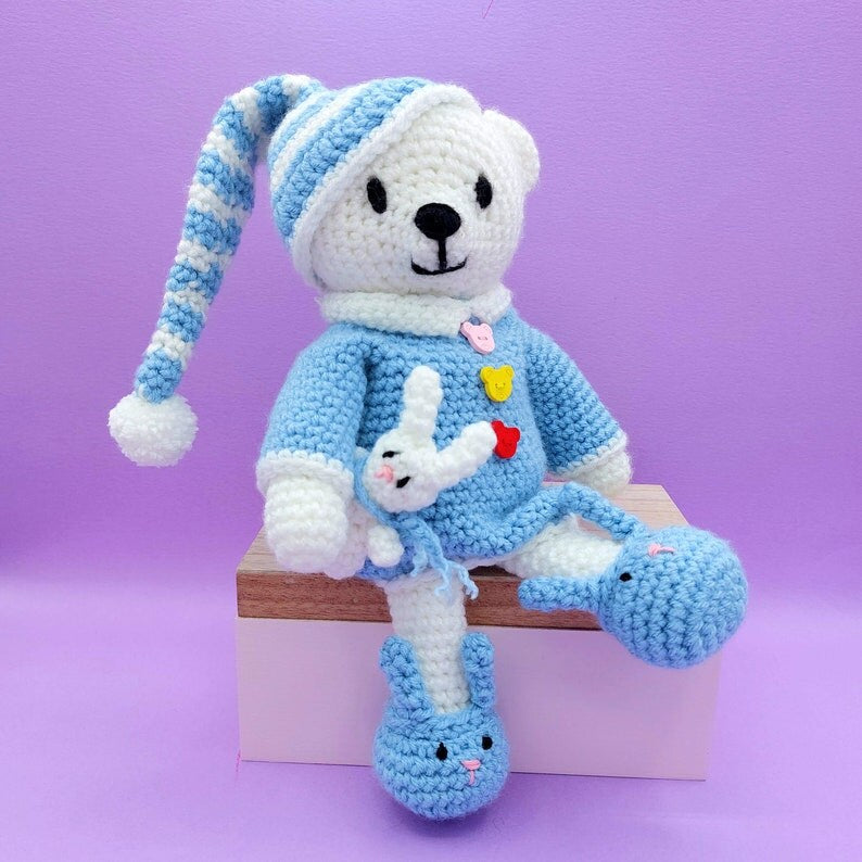 Wee Woolly Wonderfuls - Bobby The Bedtime Bear