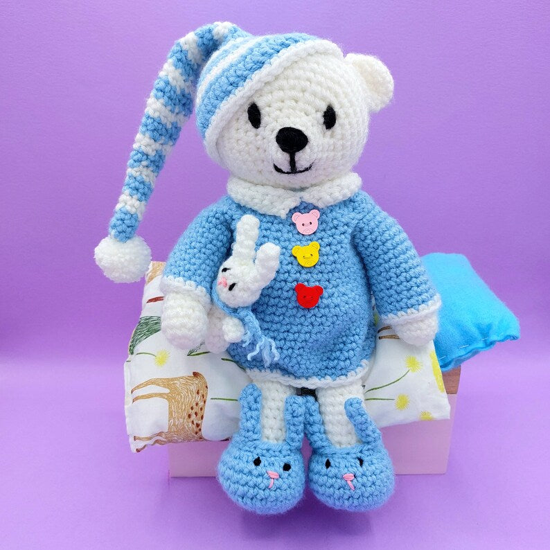 Wee Woolly Wonderfuls - Bobby The Bedtime Bear