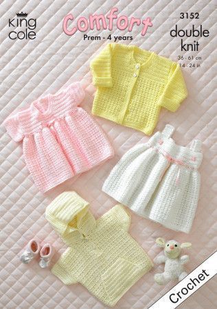 King Cole Crochet Baby pattern 3152