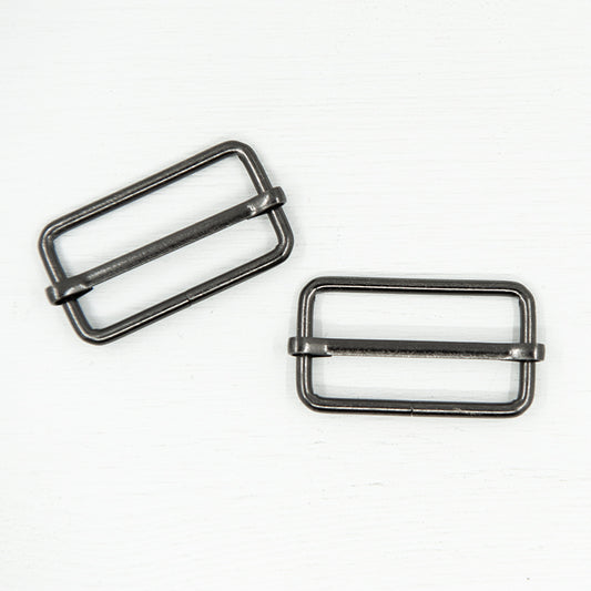 38mm Metal Strap Slider Adjuster  Gunmetal