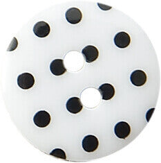 Spotty Buttons - White 35mm