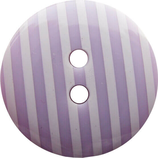 Striped Buttons - Lilac 35mm