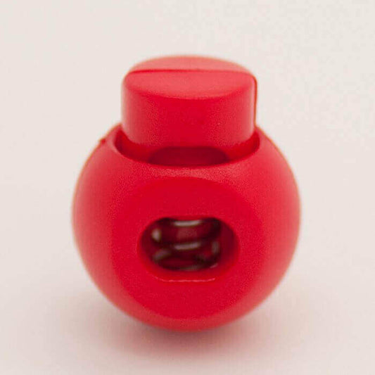 Cord Lock Ends Plastic - Red (small)