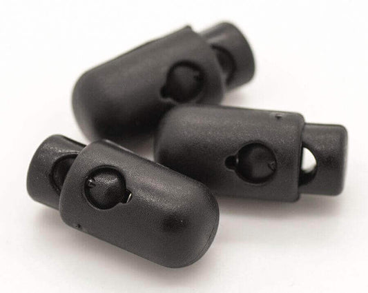 Cord Lock Ends Plastic - Black