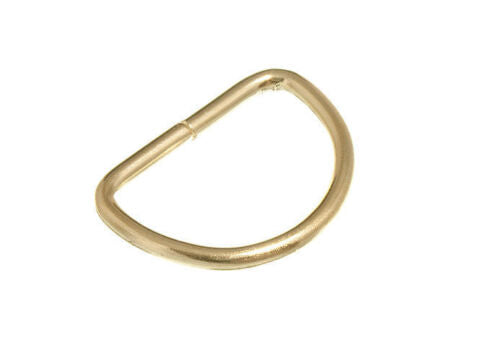 Metal D-ring GOLD 25mm pack of 4