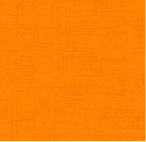 100% Cotton Linen Texture - Orange by Makower