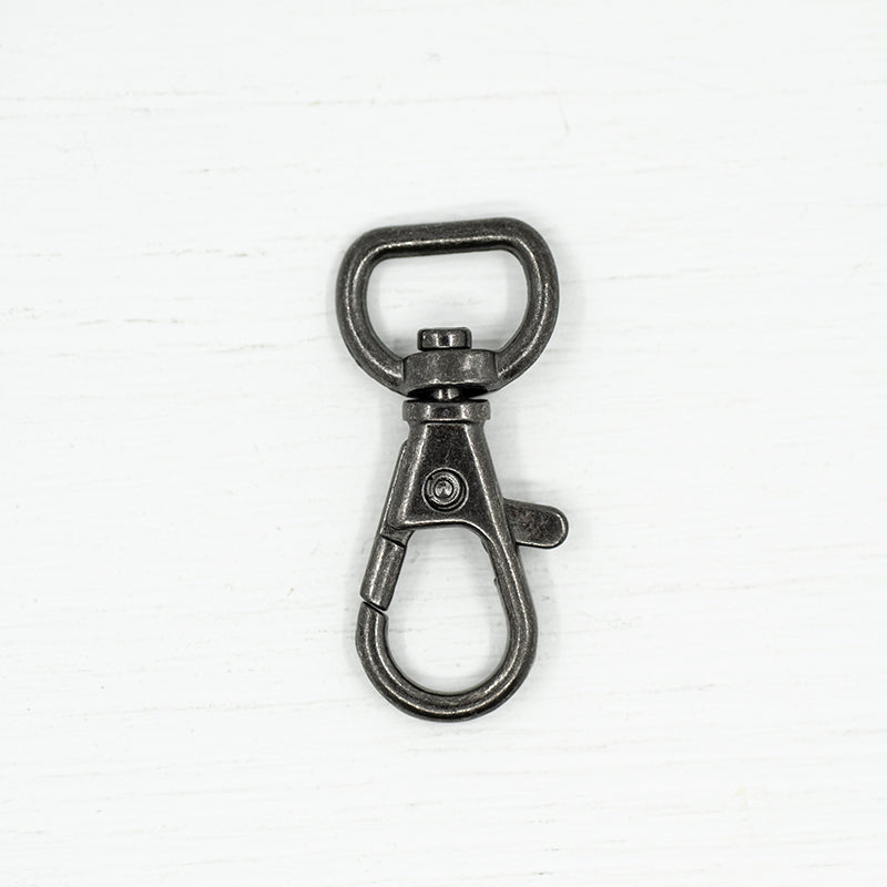 13mm Metal Snap Hooks  Gunmetal