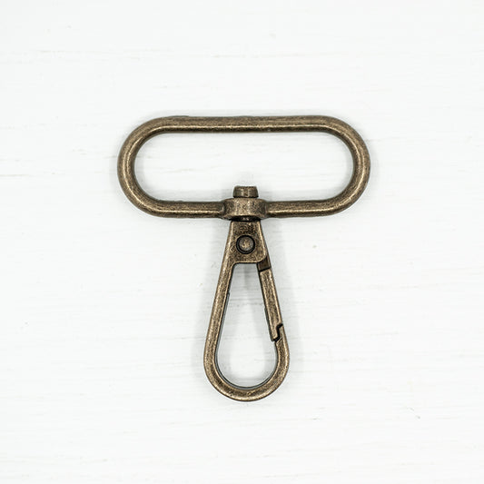 38mm Metal Snap Hooks Antique Brass