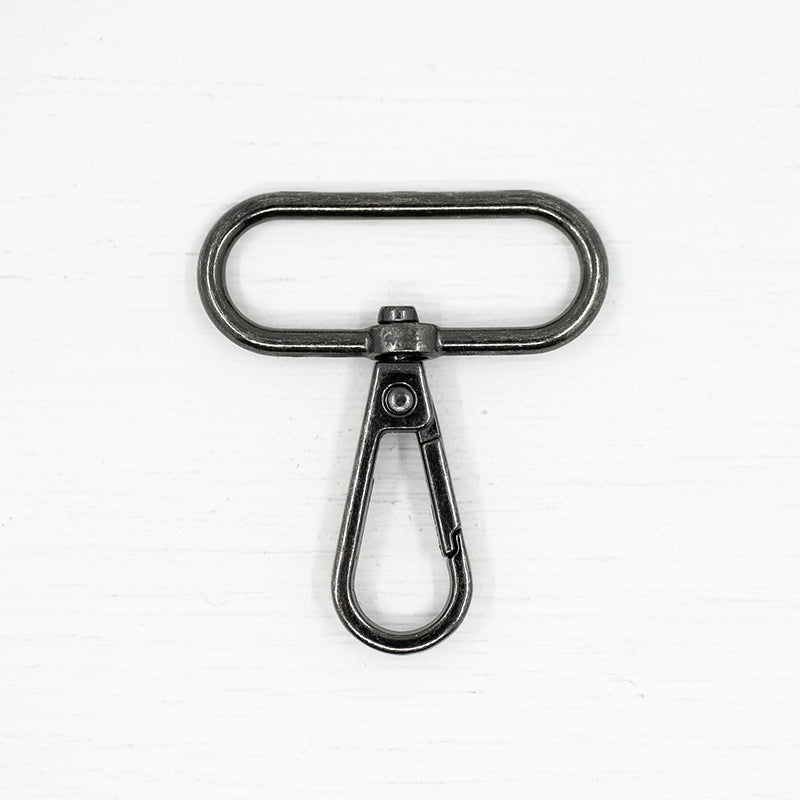 38mm Metal Snap Hooks  Gunmetal