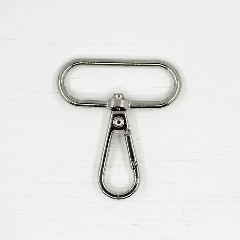 38mm Metal Snap Hooks  Silver