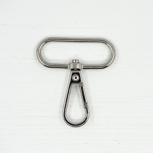 38mm Metal Snap Hooks  Silver