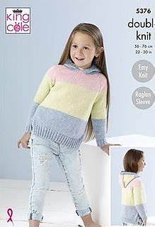 King Cole Jumper and Hoodie - Childrens Double Knitting