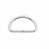 Metal D-ring SILVER 19mm pack of 4