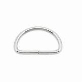 Metal D-ring SILVER 25mm pack of 4