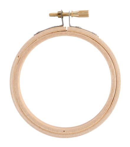 Wooden Embroidery Hoop 3"