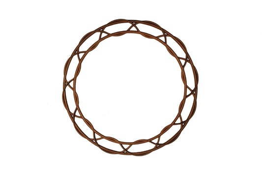 Round wreath base - Brown - 30cm